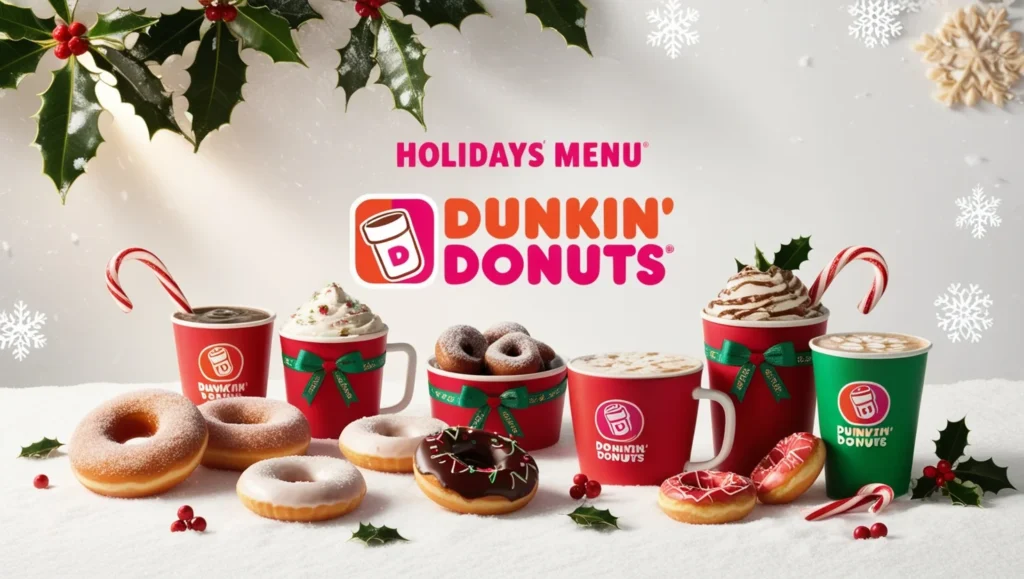 Dunkin Donuts Holiday Menu 2024